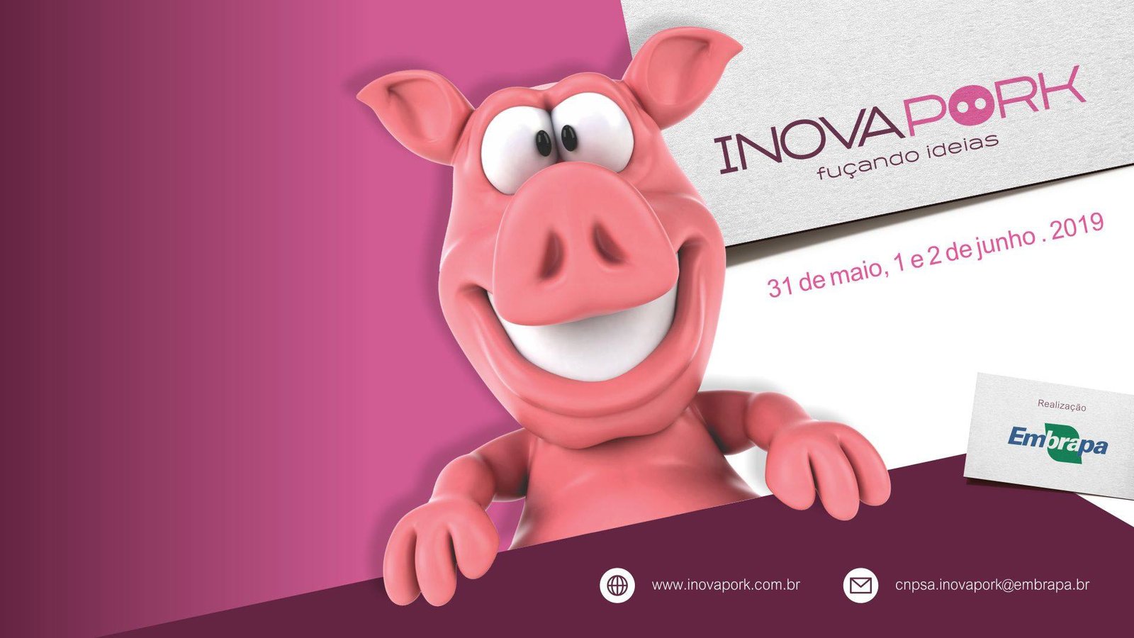 Abertas as inscrições para o InovaPork da Embrapa