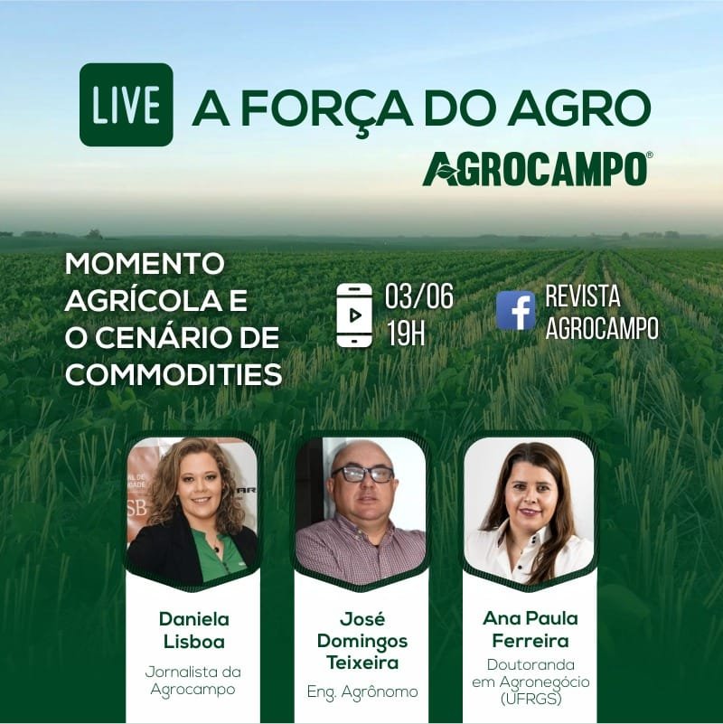 LIVE: Momento agrícola e o cenário de commodities