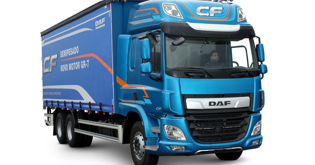 Novo caminhão DAF CF oferece maior cabine do mercado