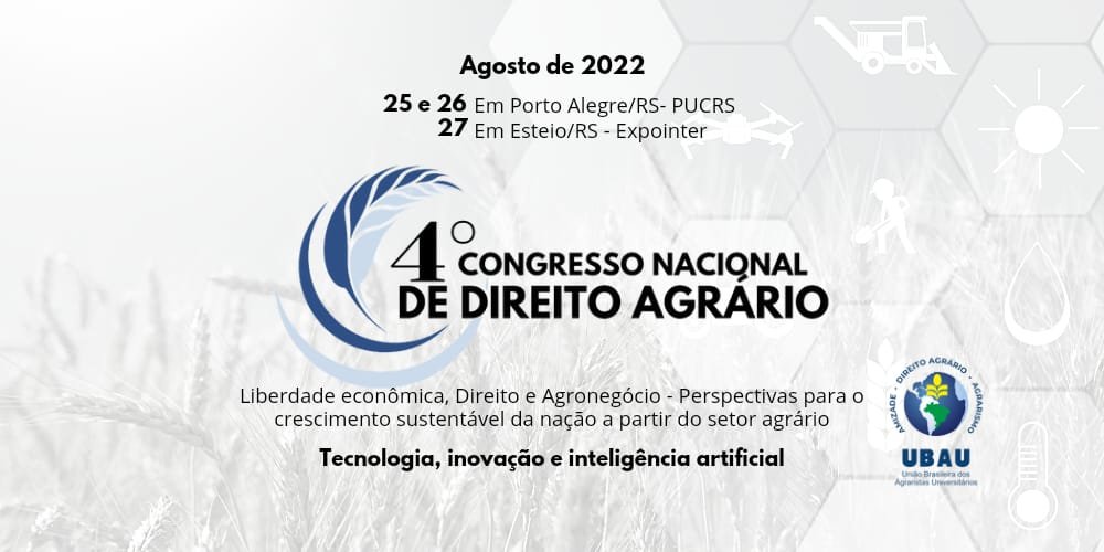 Evento Nacional reunirá especialistas e autoridades para debater questões jurídicas no Agronegócio