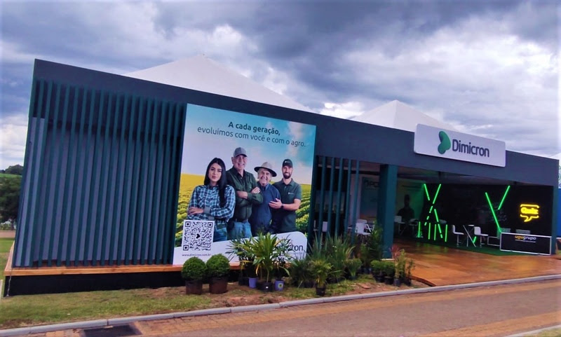 Programa nutricional com foco em condicionador de solos e competição de game do agro marcam a presença da Dimicron na Expodireto Cotrijal 2023