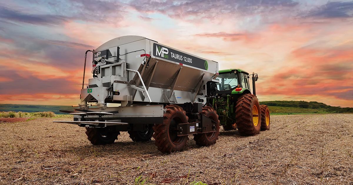 Novo sistema traseiro de distribuidores em aço inox gera maior precisão