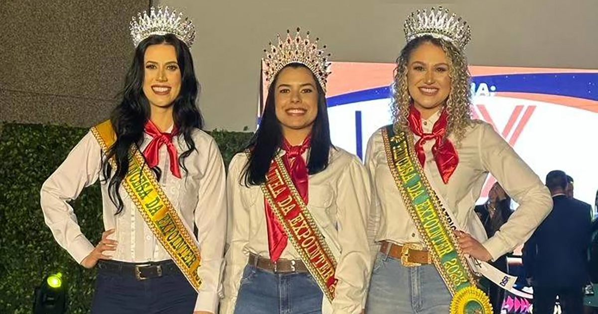 Representante de Cruz Alta e da Fenatrigo, Milene Pasinato, é eleita 2ª Princesa da 46ª Expointer