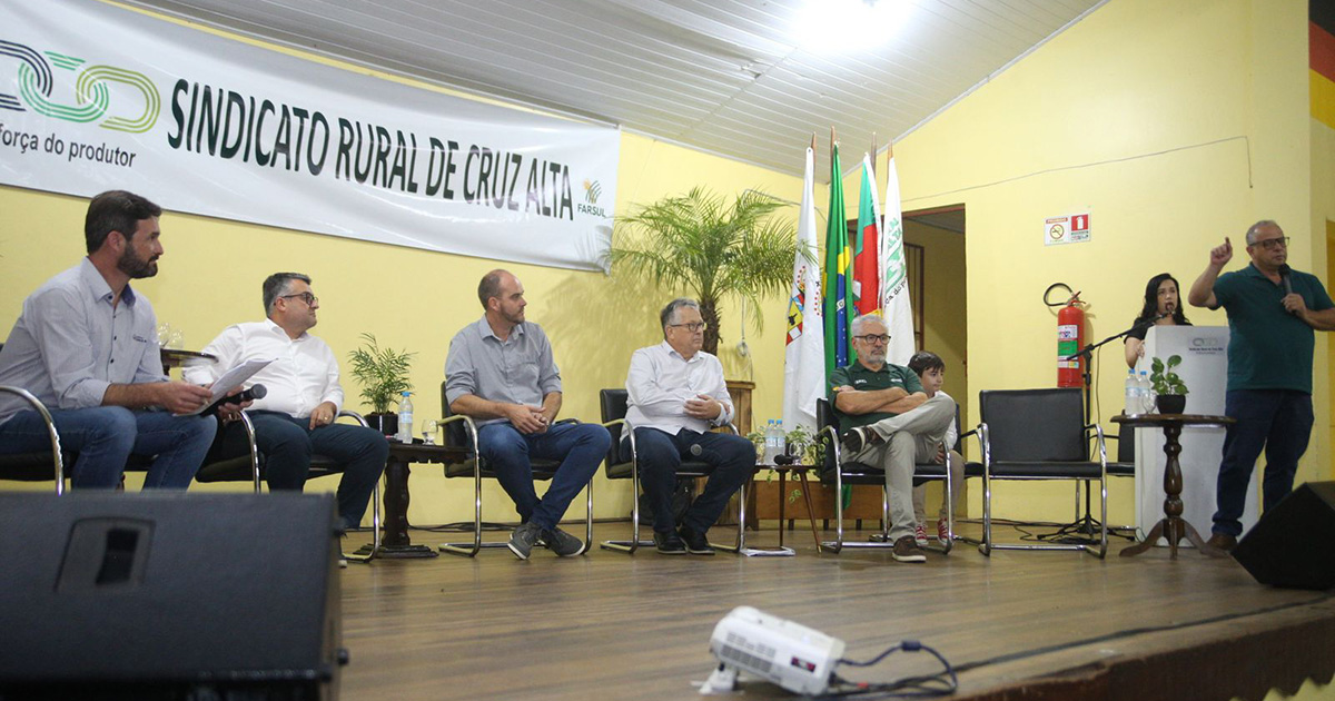 Debate sobre irrigação é realizado em Cruz Alta