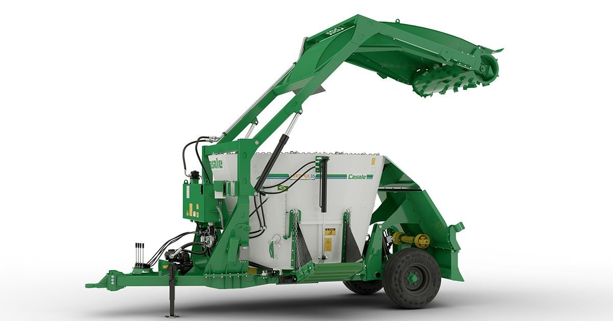 Casale entrega maior produtividade em nova misturadora de ração total autocarregável