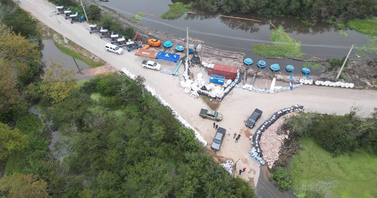 Arrozeiros disponibilizam apoio para escoamento de cidades alagadas