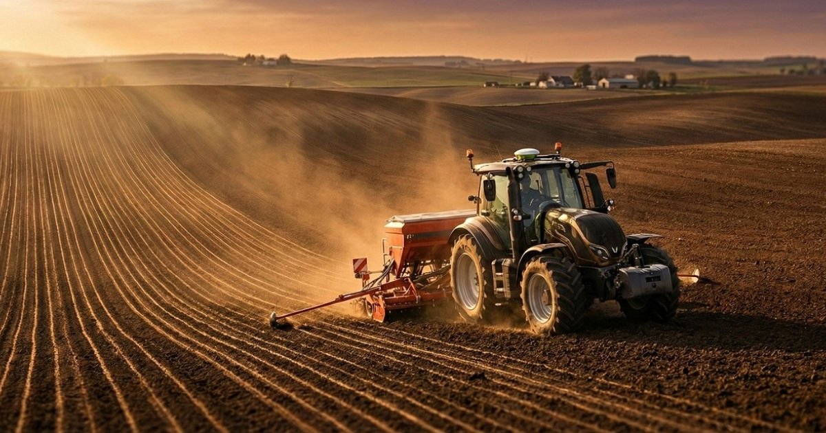 Plantio, pulverização e colheita com precisão centimétrica em terrenos irregulares