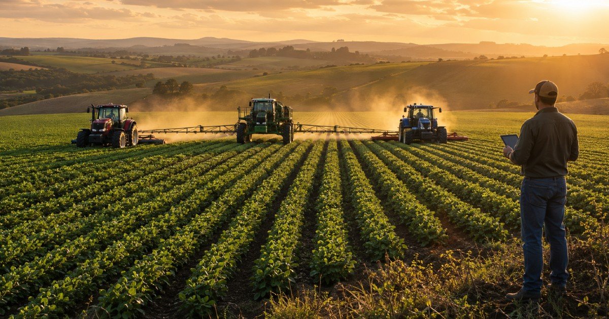 Mesmo campo, mesmas linhas: precisão igual para máquinas próprias e terceirizadas